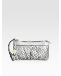 Gucci | Metallic Heart Wristlet | Lyst