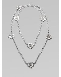 Buccellati | Metallic Blossom Sterling Silver Station Necklace | Lyst
