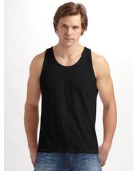 Joe's Jeans | Black Linen Tank for Men | Lyst