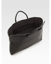 Rick Owens | Black Leather Briefcase | Lyst