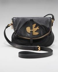 Marc By Marc Jacobs | Black Petal To The Metal Flap Pouchette | Lyst