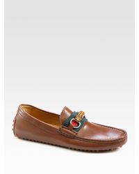 Gucci | Brown Driver for Men | Lyst