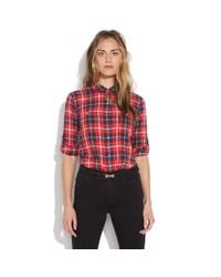 madewell red shirt