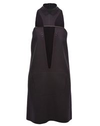 Anthony Vaccarello | Metallic Deep-v Dress | Lyst