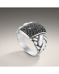 John Hardy | Black Dome Ring | Lyst