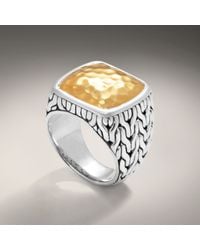 John Hardy | Metallic Palu Ring for Men | Lyst