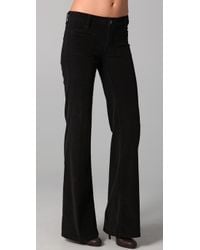 VINCE | Black Vintage Fonda Corduroy Pants | Lyst