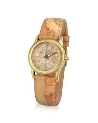 Alviero Martini 1A Classe - Natural 1a Prima Classe - Ladies Geo Dial and Strap Gold Plated Watch - Lyst