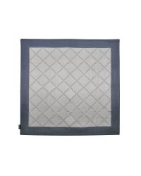 Emporio Armani - Blue Signature Chiffon Silk Square Scarf - Lyst