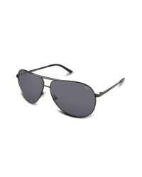 Marc Jacobs | Black Double Bridge Metal Aviator Sunglasses | Lyst