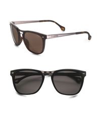 Ermenegildo Zegna | Black Vintage Wayfarer Sunglasses for Men | Lyst