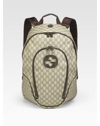 Gucci | Natural Gg-plus Backpack for Men | Lyst
