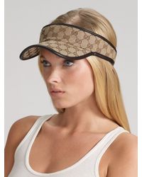 Gucci | Natural Signature Visor | Lyst