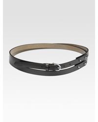 Gucci | Black Leather Wrap Belt | Lyst