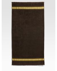 Gucci | Brown Cotton Beach Towel | Lyst