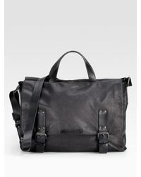 Marc By Marc Jacobs | Black Robbie G Leather Messenger Bag for Men | Lyst