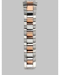 Philip Stein | Metallic 18mm Two-Tone Bracelet | Lyst