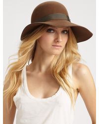 Rag & Bone | Brown Robinson Wool Hat | Lyst