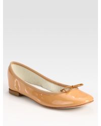 Repetto | Natural Ballet Flat Shoes | Lyst