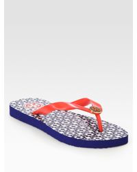 Tory Burch | Blue Flip-Flops | Lyst