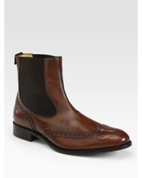 Saks Fifth Avenue | Brown Lennon Chelsea Boots for Men | Lyst