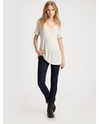 T By Alexander Wang | Black Classic Pocket T-shirt | Lyst