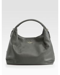 kate spade new york | Gray Juniper Hobo Bag | Lyst
