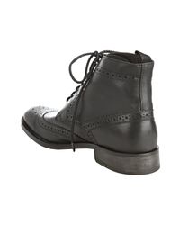 wingtip ankle boots lace quick think leather kenneth cole lyst