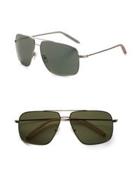 Mosley Tribes | Metallic Enforcer Aviator Sunglasses for Men | Lyst
