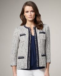 Lafayette 148 New York | White Three-quarter-sleeve Palermo Jacket | Lyst