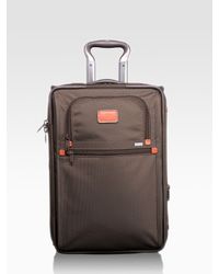 Tumi | Brown Alpha International Zippered Expandable Carry-On for Men | Lyst