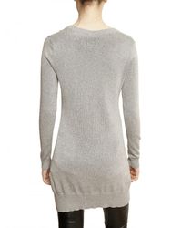Philipp Plein | Gray Swarovski Chipmunks Cotton Knit Sweater | Lyst