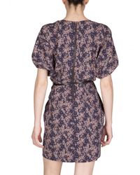 See By Chloé | Blue Printed Viscose Cady Dress | Lyst