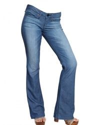 True Religion | Blue Stretch Denim Flared Leg Bobby Jeans | Lyst