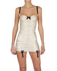 Bordelle | White Angela Spandex String Body Dress | Lyst