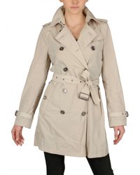 Burberry Brit | Natural Buckingham Nylon Trench Coat | Lyst