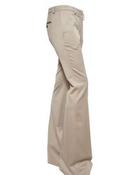 Burberry Prorsum | Natural Flared Trouser | Lyst