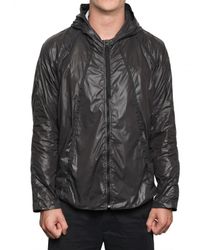 Christopher Raeburn | Black Nylon Fold Away Hooded Sport Jacket for Men | Lyst