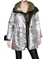 Christopher Raeburn | Metallic Nylon and Quilted Parka Coat | Lyst