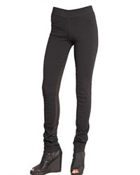 Damir Doma | Black Stretch Linen & Cotton Gauze Trousers | Lyst