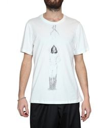 Dead Meat | White Star Raw Cut Jersey Tail T-shirt for Men | Lyst