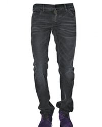 Dolce & Gabbana | Black 19cm Washed Denim Gold Fit Jeans for Men | Lyst