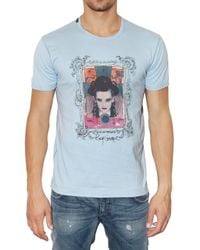 Dolce & Gabbana | Blue Boy George Printed Jersey T-shirt for Men | Lyst