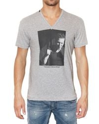 Dolce & Gabbana | Gray Mickey Rourke Printed Jersey T-shirt for Men | Lyst