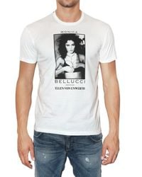 Dolce & Gabbana | White Monica Bellucci Printed Jersey T-shirt for Men | Lyst