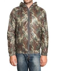 Duvetica | Green Camouflage Matt Nylon Alete Sport Jacket for Men | Lyst
