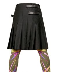 Givenchy | Black Cotton Gabardine Pleated Skirt for Men | Lyst