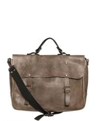 Iceberg | Gray Horse Leather Bag for Men | Lyst