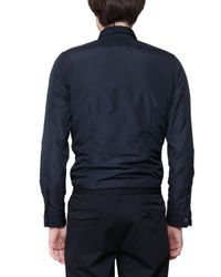 Jil Sander | Blue Techno Nylon Microfiber Padded Shirt for Men | Lyst
