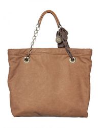 Lanvin | Natural Iguana Print Leather Amalia Tote | Lyst
